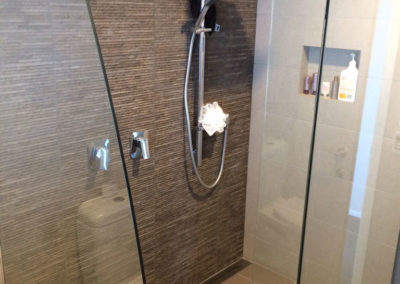 Frameless Shower.